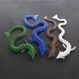 Dragon-cap-5.jpg STL file ARTICULATED SEA DRAGON・3D print design to download