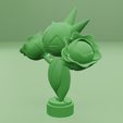 Roselia8.jpg Pokemon nº 315, 406, 407 Roselia, Budew, Roserade