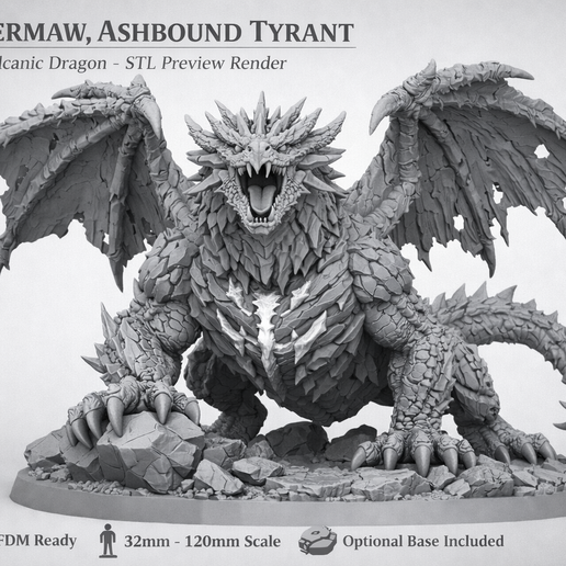 Cindermaw-Ashbound-Tyrant-in-3D.png CINDERMAW, TIRANO DE ASHBOUND