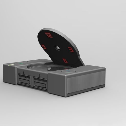 3D file Play Station 1 Or Ps1 Fat Clock - Clock Play Station 1 or PS1 ...