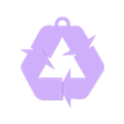 asd.stl llavero reciclaje - keychain recycling