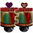 img.jpg Happy New Year Cake Toppers 2 models