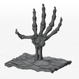 Skull_Hand_Wireframe_.png Skeleton Hand Spooky Bony Hand / Halloween Ornament 🦴