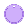 Keyrings - Round v6.stl Custom Keychain Template- Set of 9 - Make Your Own!