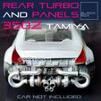 a3.jpg Rear Mounted Turbos with rear panels For 350Z Tamiya 1/24 MODELKIT