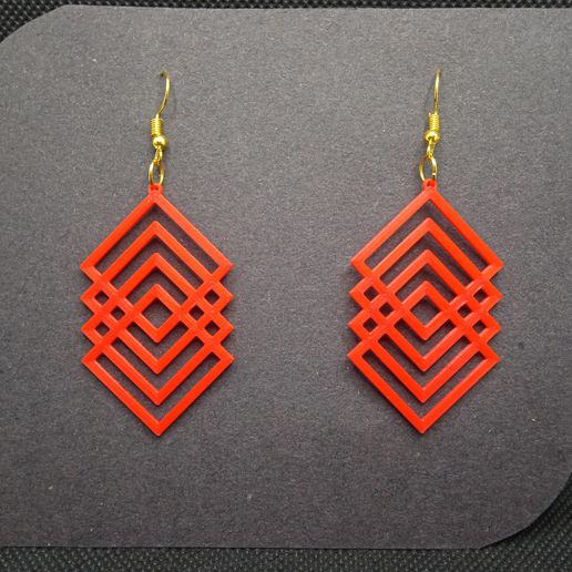 Pattern Earrings