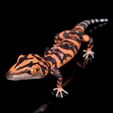 GoniurosaurusSzeneDark4.jpg Japanese Cave Gecko-Goniurosaurus orientalis-STL mit Full-Size-Textur-High-Polygon- 3D Modell inkl. Zbrush- Originale