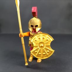 IMG_20221012_215251.jpg Archivo STL ESCUDO ESPARTANO MÁSCARA - COMPLEMENTO PARA PLAYMOBIL・Objeto de impresión 3D para descargar