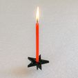 penta-b-single.jpg Pagan Pentagram Cake Topper Candle Holder Collection