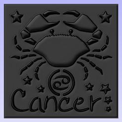 z1.jpg Fichier STL gratuit Zodiaque - Cancer・Modèle pour imprimante 3D à télécharger, cults00
