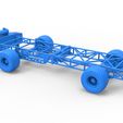 59.jpg Diecast Chassis of 4wd pulling truck Scale 1:25
