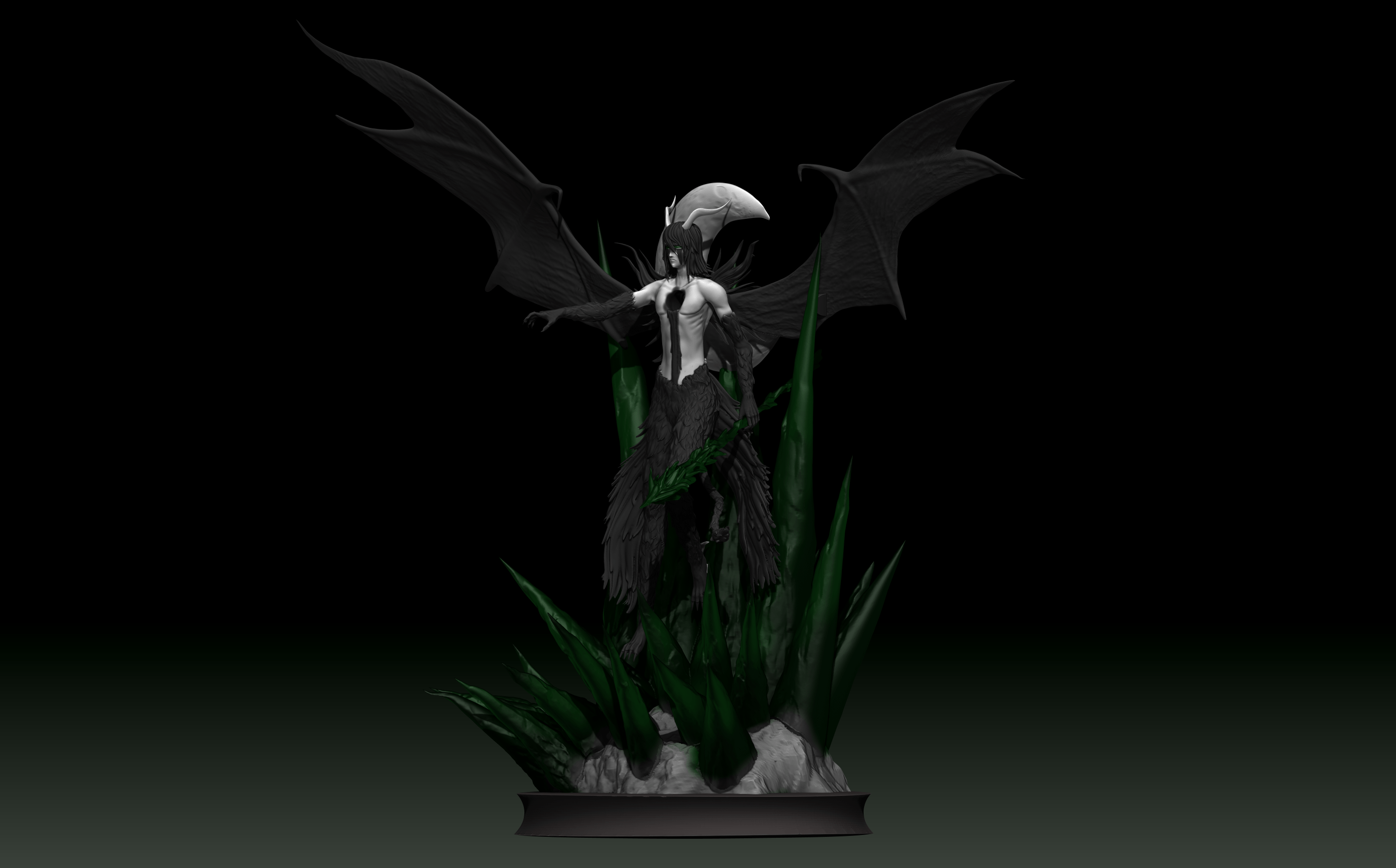 2-min.png Descargar archivo ulquiorra cifer - estatua/figura de blanqueador • Modelo imprimible en 3D, pako000