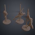pole-dancer-3D-print.77.jpg Statues of Pole Dancers (pen holders)
