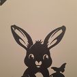20240320_223145.jpg Cute Bunny 3, Easter bunny line art, Easter bunny wall art, Easter bunny decor, bunny