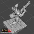 Punisher Impressao21.jpg The Punisher - Action Figure - Diorama Printable