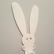 20160127_182122.jpg Archivo STL Wall clothes hangers - Bunny・Diseño de impresión en 3D para descargar