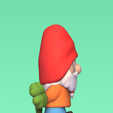 Cod224-Gnome-with-Clover-3.png 3D file Gnome with Clover・3D printing idea to download