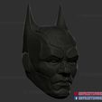 Batman_Beyond_helmet_3d_print_model-10.jpg Batman Beyond Cowl Cosplay - DC Comics - The Batman