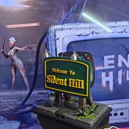 🕹️ Silent Hill holder・Free STL File for 3D printing・Cults