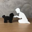 IMG-20240322-WA0209.jpg Boy and his Maltese for 3D printer or laser cut