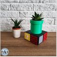 004.jpg 3D file Mario inspired desktop organizer... Pen holder Or Planter!・3D printer design to download