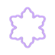 snejinka_95mm.STL Snowflake Cookie Cutter - Festive Winter