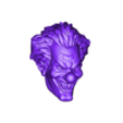 clown_head_with_mask_READY_to_3D_print_OBJ.obj Cabeça de palhaço