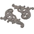 Wireframe-Low-corner-05-6.jpg Corner Carved Plaster Molding Decoration 05