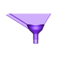 imbuto_resina_01.stl Resin funnel with filter for elegoo saturn base and others V2.0