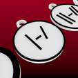 4.png Keychain - all twenty one pilots eras