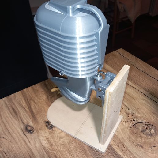 🚁 RC V8 outboard engine・ STL File for 3D printing・Cults