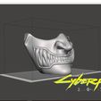 Cyberpunk 2077 Mask 03.jpg Cyberpunk 2077 Mask Fan ART