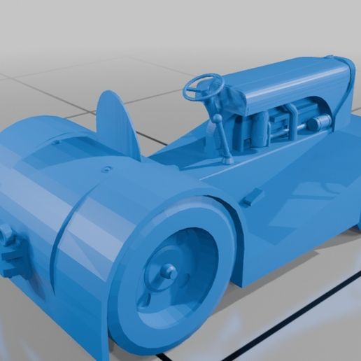Ford BNO-40 Flight Deck Tractor 3D model