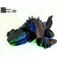 7F06E638-4B01-41BC-87A0-B6E9A25061A6.jpeg Файл 3D Мех Мозазавр・Шаблон для 3D-печати для загрузки