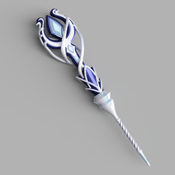 Hydro_Abyss_Mage_Staff_001.png Archivo 3D Bastón de Mago del Abismo Hidráulico・Objeto imprimible en 3D para descargar