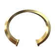 Twisted-recta-cuff-bracelet-sizeM-02.jpg Twisted rectangular section cuff bracelet size M 3D print model