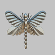 DRAGONFLY.png Dragonfly 3d Relief STL file