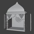 t6.jpg Modelo de templo redimensionável de santuário de mandir hindu em miniatura