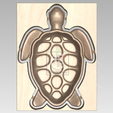 Front.png Turtle Shaped Tray (Concave) - STL Model for CNC