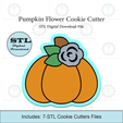 Etsy-Listing-Template-STL.png Pumpkin Flower Cookie Cutter | STL File
