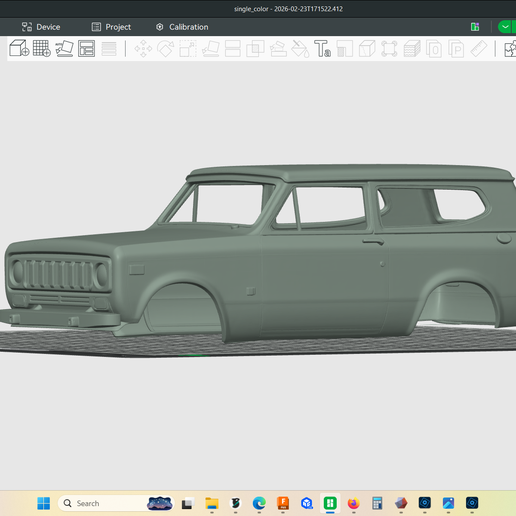 1974 International Scout II 4x4 SUV, hollow shell body, clean interior, rc, trucks, crawlers, scale models