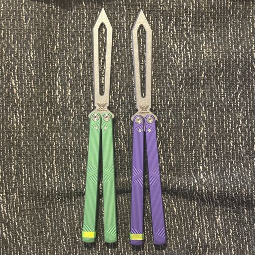 🦋 Flytanium Zenith 2.0 Bite handle indicator v2 - Balisong Butterfly ...