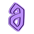 6.stl Archivo STL Harry Potter alphabet cookie cutter and stamps- CAPS - letters numbers signs!・Objeto imprimible en 3D para descargar