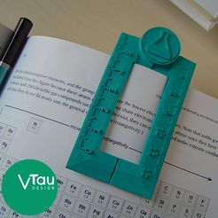 chemistry_new.jpg Bookmark Ruler Print in Place with Chemistry Icon | Easy to Print | Back to School | Vtau Design