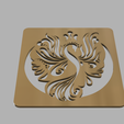 coaster-cnc-table-top-Peafowl-4.png Peafowl coaster cnc table top wall decoration