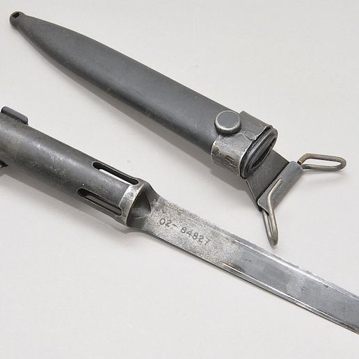 Sable bayoneta fusil FAL 3D model