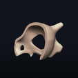 Cubone (12).png OBJ-Datei Pokemon Cubone Schädel kostenlos・3D-Drucker-Modell zum herunterladen