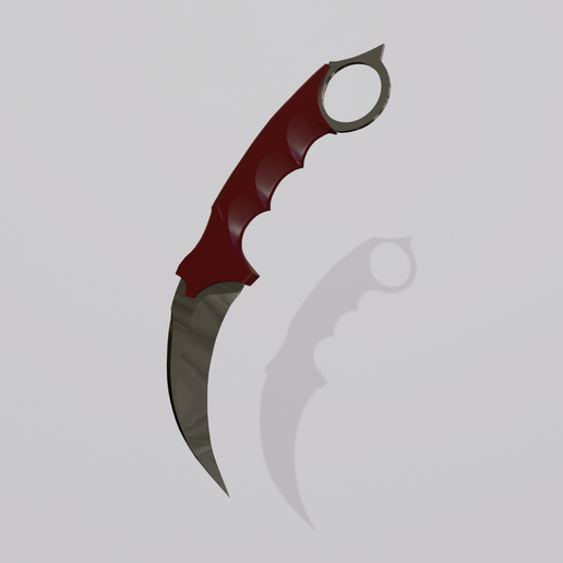 karambit knife 3D model
