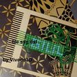 Frame-26-THREADS-in-one-piece-for-weaving-threads-and-braiding-beads,2-sizes-svg-and-dxf-files,-Avai.jpg Moldura 26 FIOs (numa só peça) para tecer fios e entrançar contas, ficheiros Stl svg dxf, por Vivedo3D