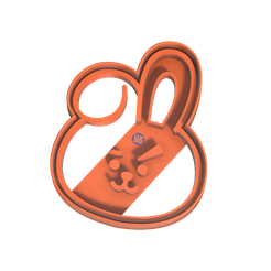 Cooky_1pc_65mm.png STL file COOKIE CUTTER COOKIE CUTTER BT21 COOKY・3D printing template to download